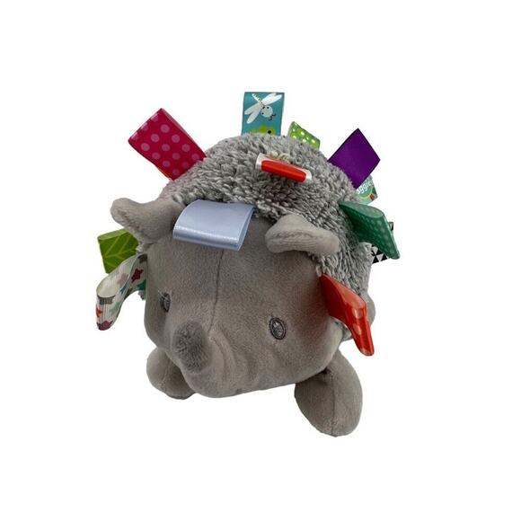 Mary Meyer Taggies Heather Gray Hedgehog Stuffed Animal Plush Toy 8" - Picture 1 of 7